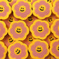 mini flower erasers happy face flowers