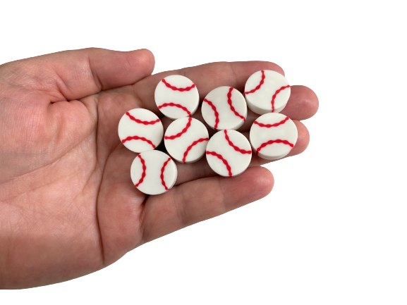baseball mini erasers