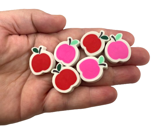 cute teacher apple mini erasers for classroom 