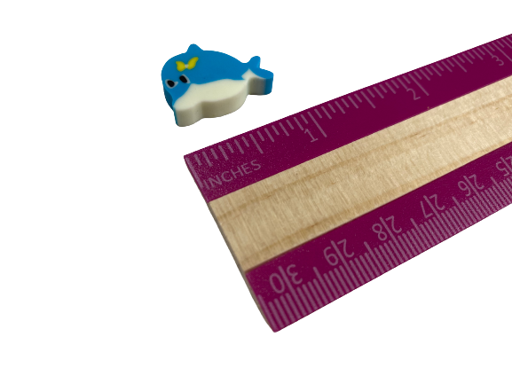 dolphin mini eraser