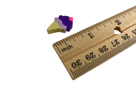mini icream cone erasers