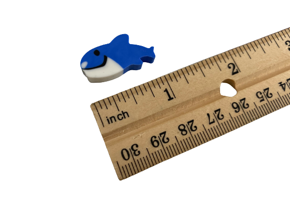 mini whale erasers for kids