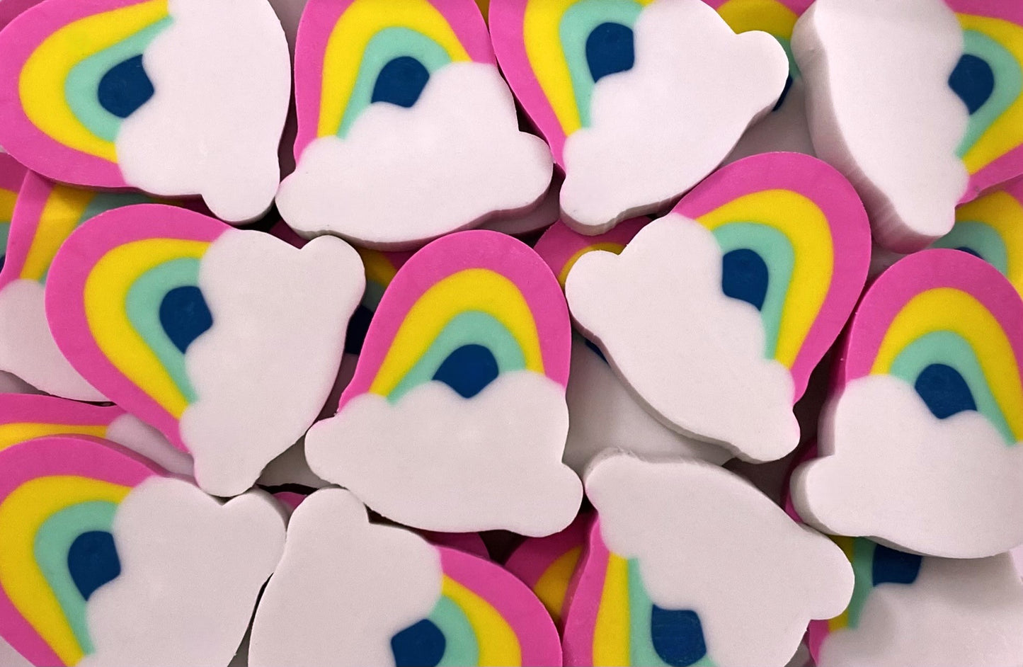 cute rainbow erasers for kids