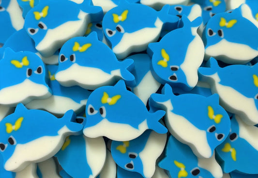 mini dolphins erasers