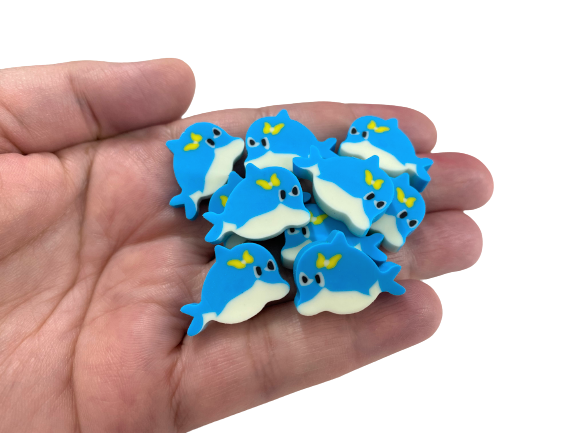 FunErasers-Mini Dolphin Fish Sea Animal Erasers for Kids