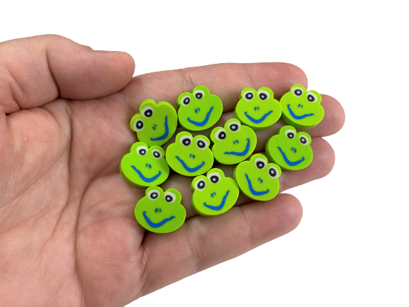 mini frog erasers