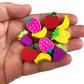 fruit mini erasers