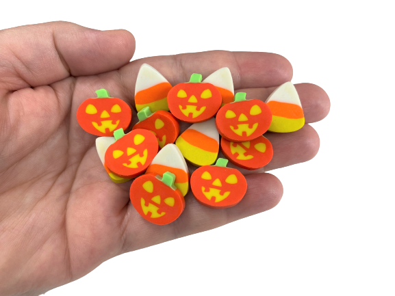 halloween candy corn erasers for kids