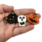 happy halloween mini erasers for kids pumpkin cat skull skeleton