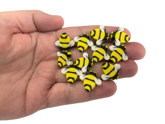 mini bee erasers for kids