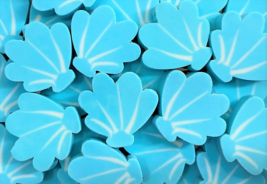 mini seashells erasers