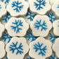 winter snowflake mini erasers for kids