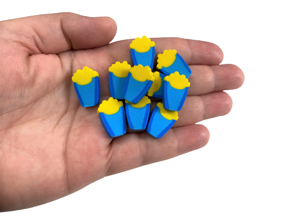 popcorn mini erasers