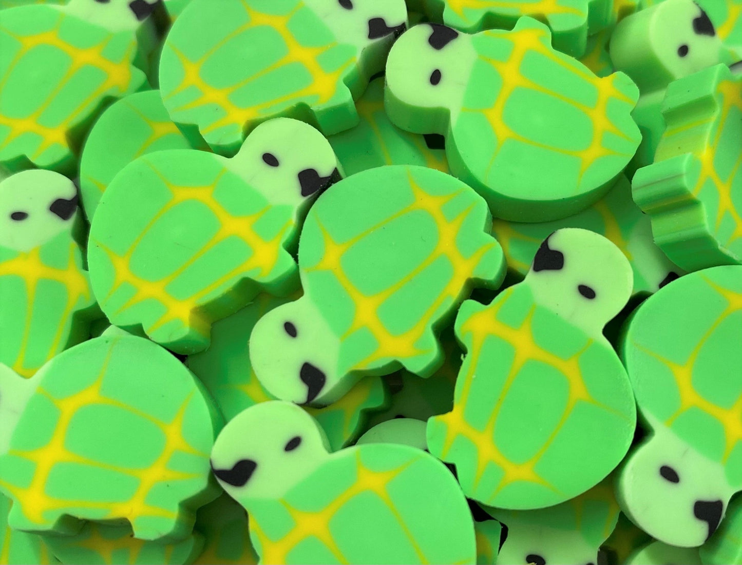 mini sea turtle erasers