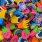 Bulk Mini Erasers: Animals, Food, Rainbows, Dinosaurs, Ice cream, Pizza, Fries