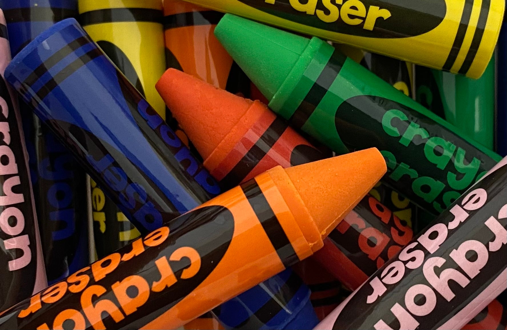 FunErasers-Rainbow Crayon Erasers (One Set) – FUN ERASERS
