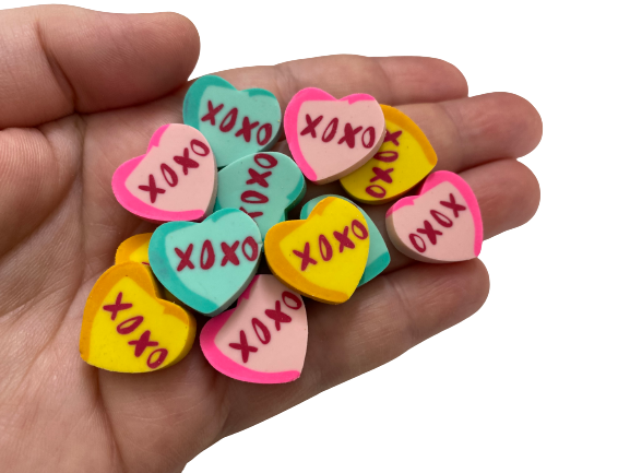 valentine's day erasers
